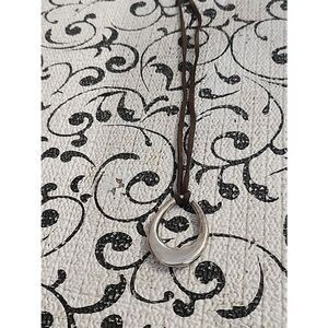 Premier Designs Brown Faux Leather Cord Necklace